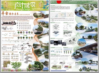 2024年景觀園林與建筑設(shè)計視覺呈現(xiàn) 競賽風(fēng)展板、PS模板與分層素材全解析